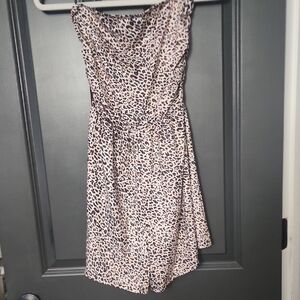 Leopard Print Sleeveless Dress